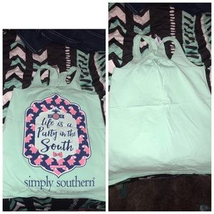 Simply southern tank top